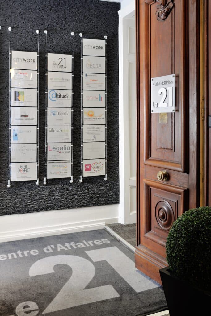 Accueil centre d'affaires Citywork Le 21